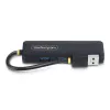Hub USB-A de 4 puertos StarTech.com, 5 Gbit/s, alimentado por bus, mini hub USB de viaje compacto, splitter USB 3.0 multipuerto, hub USB portátil, protección contra sobrecorriente (OCP)
