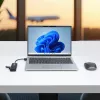 Hub USB-A de 4 puertos StarTech.com, 5 Gbit/s, alimentado por bus, mini hub USB de viaje compacto, splitter USB 3.0 multipuerto, hub USB portátil, protección contra sobrecorriente (OCP)