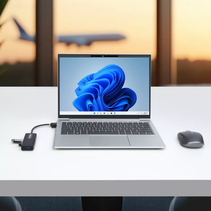 Hub USB-A de 4 puertos StarTech.com, 5 Gbit/s, alimentado por bus, mini hub USB de viaje compacto, splitter USB 3.0 multipuerto, hub USB portátil, protección contra sobrecorriente (OCP)