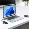 Hub USB-A de 4 puertos StarTech.com, 5 Gbit/s, alimentado por bus, mini hub USB de viaje compacto, splitter USB 3.0 multipuerto, hub USB portátil, protección contra sobrecorriente (OCP)