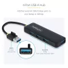 Hub USB-A de 4 puertos StarTech.com, 5 Gbit/s, alimentado por bus, mini hub USB de viaje compacto, splitter USB 3.0 multipuerto, hub USB portátil, protección contra sobrecorriente (OCP)