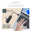 Hub USB-A de 4 puertos StarTech.com, 5 Gbit/s, alimentado por bus, mini hub USB de viaje compacto, splitter USB 3.0 multipuerto, hub USB portátil, protección contra sobrecorriente (OCP)