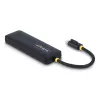 Hub USB-C de 4 puertos StarTech.com, 5 Gbit/s, USB-C a 4x USB-A, alimentado por bus, mini hub de viaje compacto, splitter USB 3.0 multipuerto, hub portátil, protección contra sobrecorriente