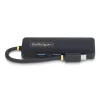 Hub USB-C de 4 puertos StarTech.com, 5 Gbit/s, USB-C a 4x USB-A, alimentado por bus, mini hub de viaje compacto, splitter USB 3.0 multipuerto, hub portátil, protección contra sobrecorriente