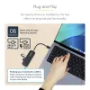 Hub USB-C de 4 puertos StarTech.com, 5 Gbit/s, USB-C a 4x USB-A, alimentado por bus, mini hub de viaje compacto, splitter USB 3.0 multipuerto, hub portátil, protección contra sobrecorriente