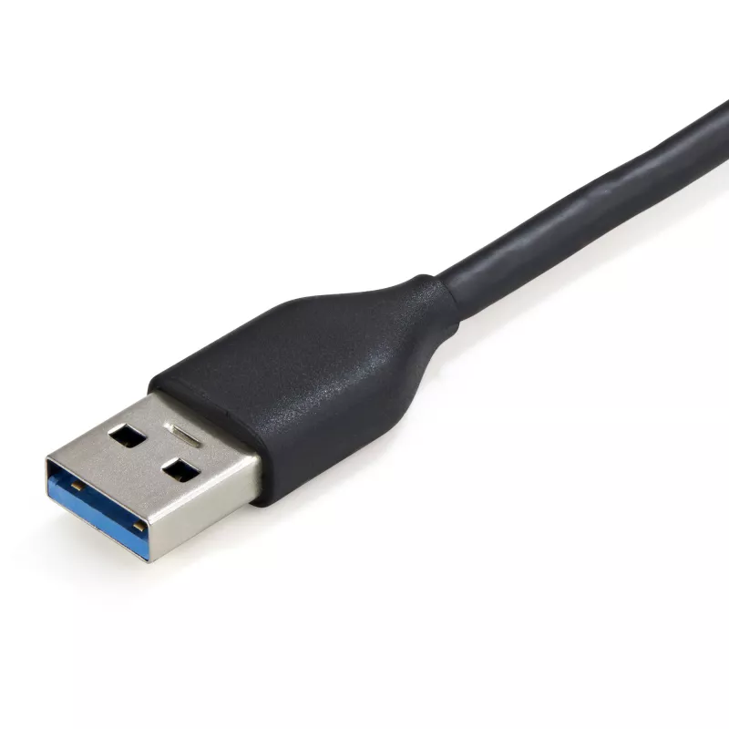 StarTech.com Hub USB 3.0 de 4 puertos - USB-A a 4x USB-A - Hub USB 3.1 Gen 1 Tipo A portátil SuperSpeed 5Gbps - alimentado por bus USB - Hub USB para portátil/sobremesa con cable largo de 28 cm y gestión de cables~Hub USB 3.0 de 4 puertos - USB-A a 4x USB-A - Hub USB 3.2 Gen 1 Tipo A portátil SuperSpeed 5Gbps - alimentado por bus USB - Hub USB para portátil/sobremesa con cable largo de 28 cm y