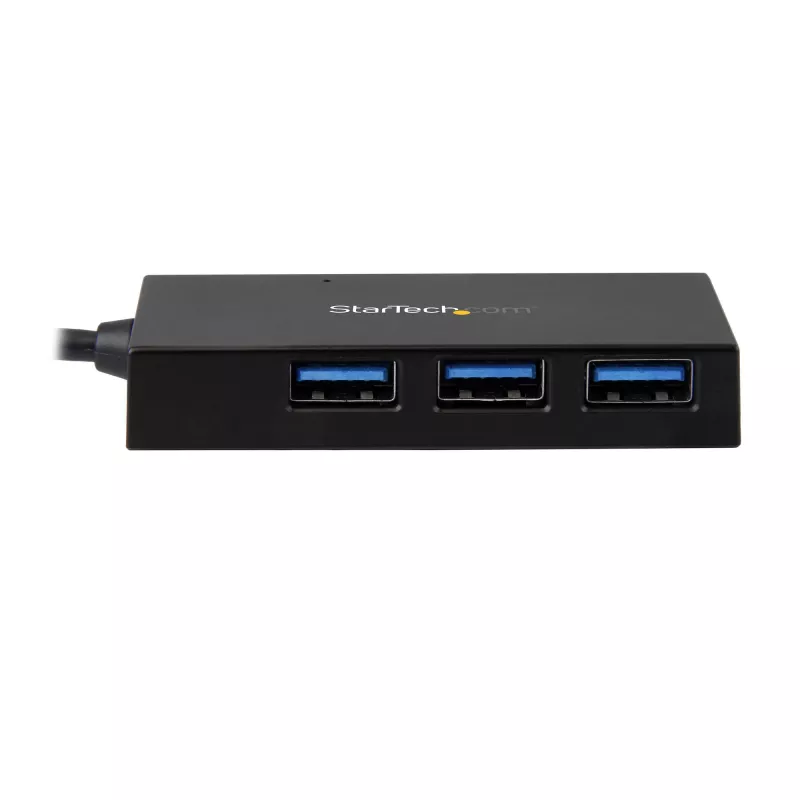 Hub USB-C de 4 puertos StarTech.com - USB-C a 1x USB-C y 3x USB-A - Hub USB 3.0~Hub USB-C de 4 puertos - USB-C a 1x USB-C y 3x USB-A - Hub USB 3.0 - 5 Gbit/s