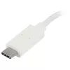 StarTech.com HB30C3A1CFBW hub USB-C de 4 puertos, 1x USB-C + 3x USB-A, USB 3.0 SuperSpeed 5Gbps, portátil, blanco