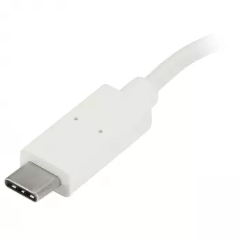 Hub USB-C de 4 puertos StarTech.com con 1x USB-C y 3x USB-A (SuperSpeed 5 Gbit/s) – alimentado por bus USB – hub adaptador USB 3.0 portátil/para portátil – hub USB 3.2 Gen 1 Type-C – blanco~Hub USB-C de 4 puertos con 1x USB-C y 3x USB-A (SuperSpeed 5 Gbit/s) – alimentado por bus USB – hub adaptador USB 3.0 portátil/para portátil – hub USB 3.2 Gen 1 Type-C – blanco