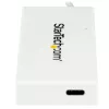 StarTech.com HB30C3A1CFBW hub USB-C de 4 puertos, 1x USB-C + 3x USB-A, USB 3.0 SuperSpeed 5Gbps, portátil, blanco
