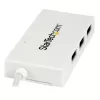 StarTech.com HB30C3A1CFBW hub USB-C de 4 puertos, 1x USB-C + 3x USB-A, USB 3.0 SuperSpeed 5Gbps, portátil, blanco