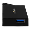 StarTech.com Hub USB C de 4 puertos - Hub USB Type-C con 4x puertos USB-A (USB 3.0/3.1 Gen 1 SuperSpeed 5 Gbit/s) - alimentación por bus USB o autoalimentado - Hub de carga portátil USB-C a USB-A BC 1.2 con adaptador de corriente~Hub USB C de 4 puertos - Hub USB Type-C con 4x puertos USB-A Hub USB 3.0 (5 Gbit/s) - alimentación por bus USB o autoalimentado - Hub de carga portátil USB-C a USB-A BC