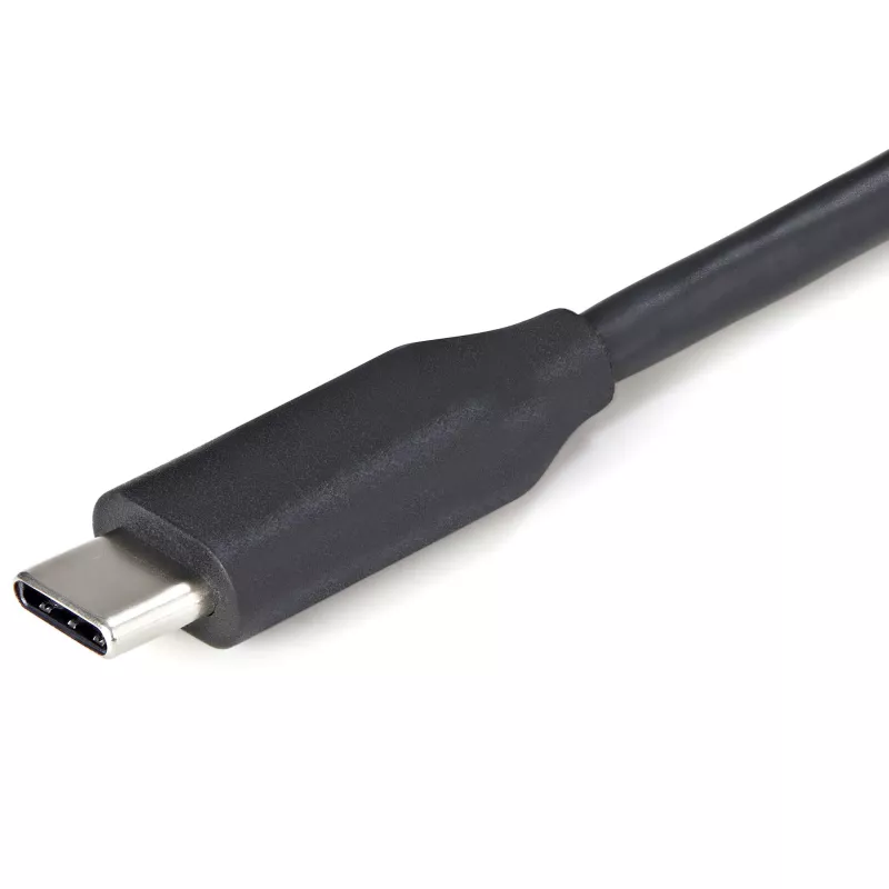 StarTech.com Hub USB C de 4 puertos - 3x USB-A/1x USB-C - Hub USB 3.0 Tipo C de 5Gbps (3.2/3.1 Gen 1) - alimentado por bus - Hub adaptador portátil USB-C a USB-A - Cable de 28,5 cm (11,2 pulgadas) con gestión de cables~Hub USB C de 4 puertos - 3x USB-A/1x USB-C - Hub USB 3.0 Tipo C - USB 3.2 Gen 1 (5 Gbit/s) - alimentado por bus - Hub adaptador portátil USB-C a USB-A - Cable de 11,2 pulgadas
