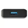 Hub USB C de 4 puertos StarTech.com con 2x USB A y 2x USB C – SuperSpeed 10 Gbit/s Hub USB Type-C 3.1/3.2 Gen 2 – alimentación por bus USB – Hub adaptador USB-C a USB portátil – aluminio – cable de 25 cm (9,8