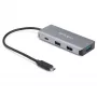 StarTech.com HB31C3A1CB hub USB-C de 4 puertos, 3x USB-A + 1x USB-C, USB 3.1 Gen 2 10 Gbps, alimentado por bus, cable de 25 cm