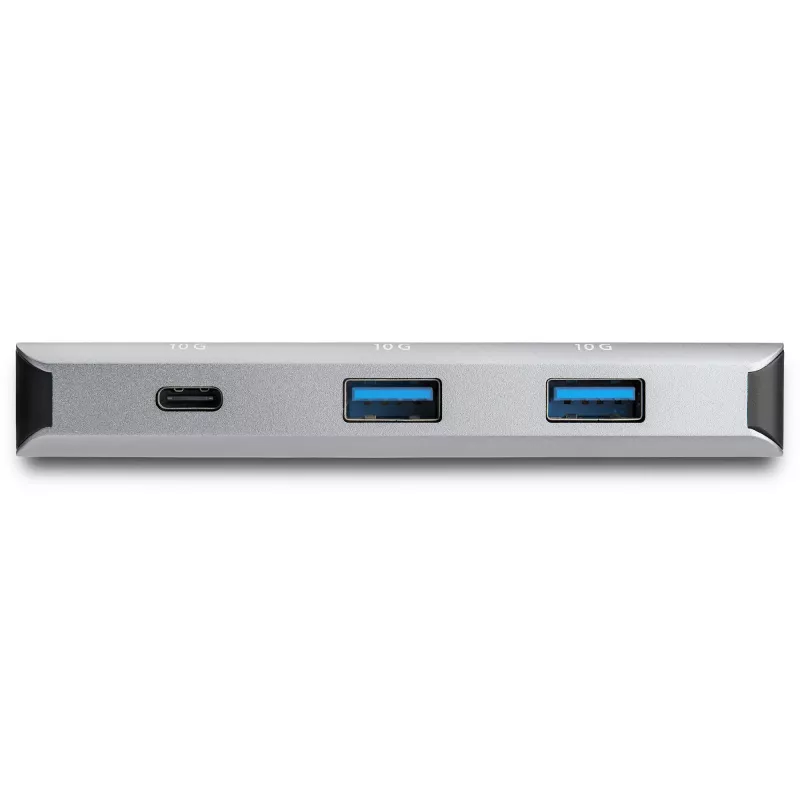 StarTech.com HB31C3A1CB hub USB-C de 4 puertos, 3x USB-A + 1x USB-C, USB 3.1 Gen 2 10 Gbps, alimentado por bus, cable de 25 cm