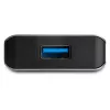 StarTech.com HB31C3A1CB hub USB-C de 4 puertos, 3x USB-A + 1x USB-C, USB 3.1 Gen 2 10 Gbps, alimentado por bus, cable de 25 cm