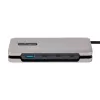 StarTech.com HB31CM1A3CB hub USB-C de 4 puertos, 1x USB-A + 3x USB-C, USB 3.2 Gen 2 10 Gbps, alimentado por bus, cable envolvente de 25 cm (9,8 pulgadas)