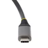 StarTech.com HB31CM1A3CB hub USB-C de 4 puertos, 1x USB-A + 3x USB-C, USB 3.2 Gen 2 10 Gbps, alimentado por bus, cable envolvente de 25 cm (9,8 pulgadas)