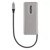StarTech.com HB31CM1A3CB hub USB-C de 4 puertos, 1x USB-A + 3x USB-C, USB 3.2 Gen 2 10 Gbps, alimentado por bus, cable envolvente de 25 cm (9,8 pulgadas)