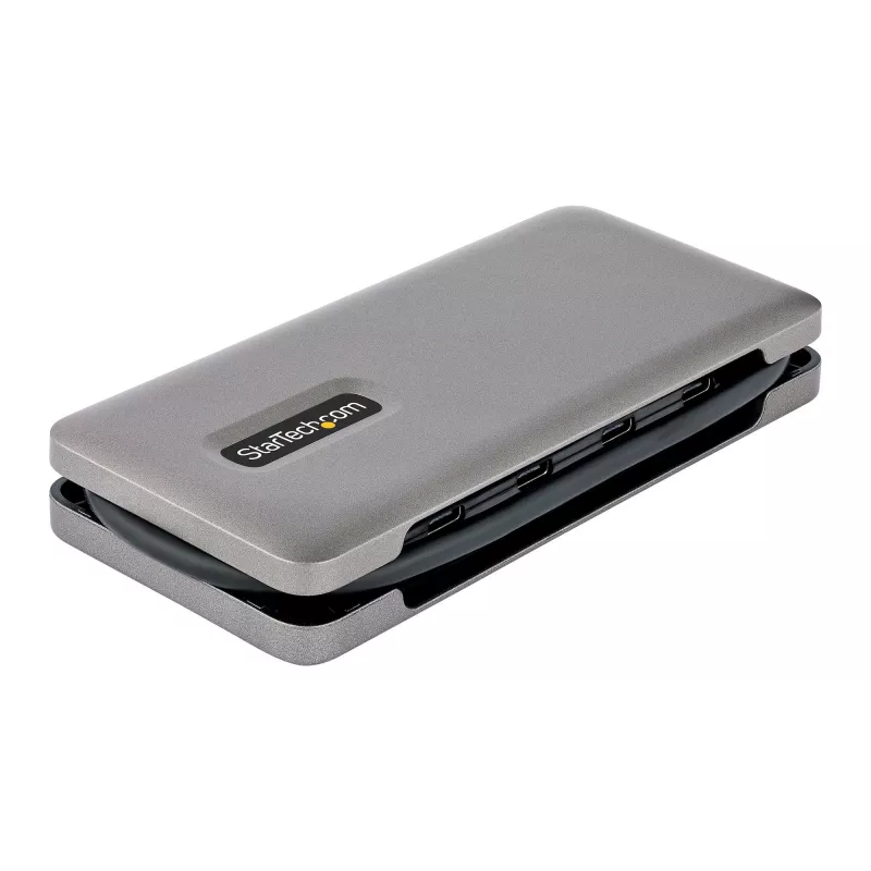 StarTech.com HB31CM4CPD3 hub USB-C de 4 puertos, 4x USB-C, USB 3.2 Gen 2 10 Gbps, Power Delivery pass-through de 100 W, cable de 25 cm (9,8 pulgadas)