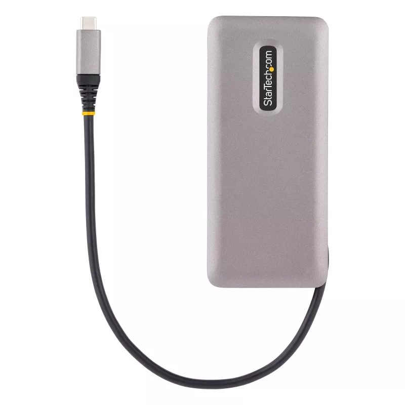 StarTech.com HB31CM4CPD3 hub USB-C de 4 puertos, 4x USB-C, USB 3.2 Gen 2 10 Gbps, Power Delivery pass-through de 100 W, cable de 25 cm (9,8 pulgadas)