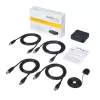 Caja conmutadora de periféricos USB 3.0 de 4 a 4 StarTech.com, 5 Gbit/s, Micro-USB Type-B, negro, plástico, CE, FCC, REACH, 0 - 40 °C