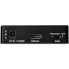 Extractor de audio HDMI 4K StarTech.com con soporte 4K 60Hz, negro, 4096 x 2160 píxeles, 1280 x 720,1920 x 1080,1920 x 1200,3840 x 2160,4096 x 2160, 60 Hz, 5.1 canales, HDMI