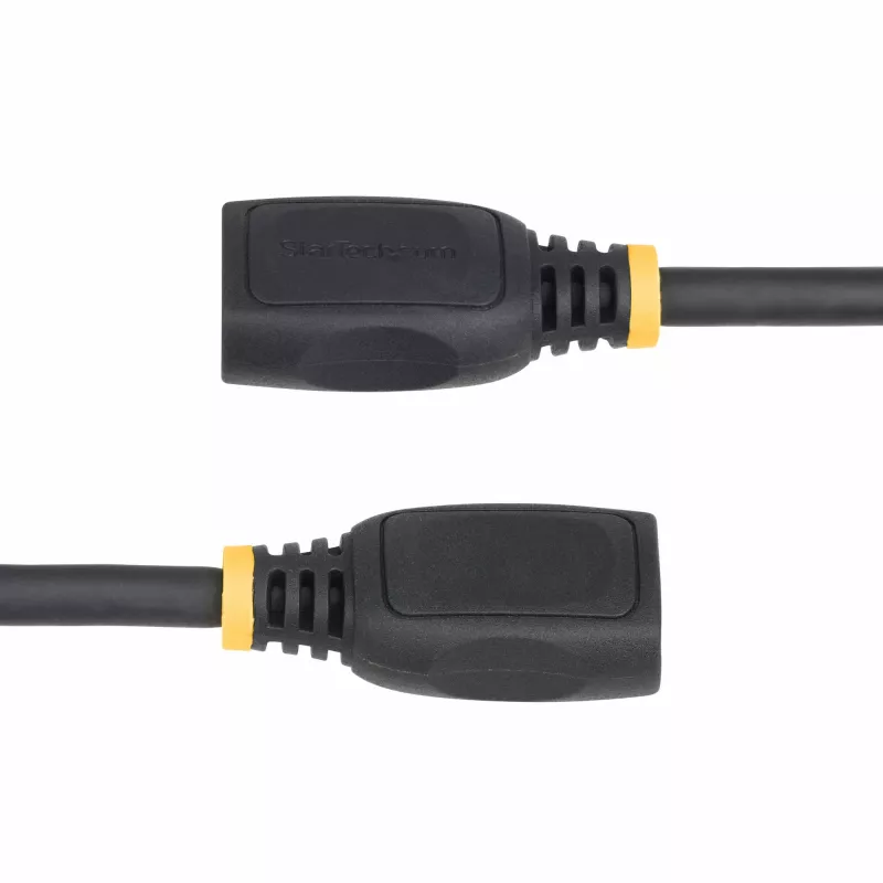 Cable alargador HDMI 2.0 de 2m StarTech.com, cable HDMI High Speed port-saver, 4K 60Hz, cable adaptador alargador HDMI macho a HDMI hembra, cable alargador HDMI, M/H