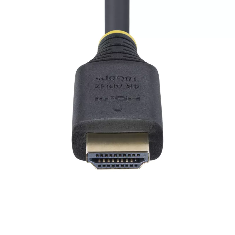 Cable HDMI de alta velocidad premium certificado de 50cm StarTech.com, 4K 60Hz/1440p 144Hz, HDR10/HDCP 2.2/ARC, 18Gbps, cable HDMI UHD 2.0 para TV/monitor/pantalla, funda TPE