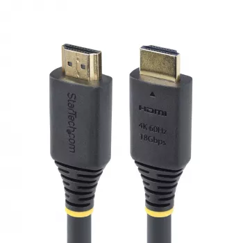 Cable HDMI de alta velocidad premium certificado de 7m StarTech.com, 4K 60Hz/1440p 144Hz, HDR10/HDCP 2.2/ARC, 18 Gbit/s, cable HDMI UHD 2.0 para TV/monitor/pantalla, funda TPE
