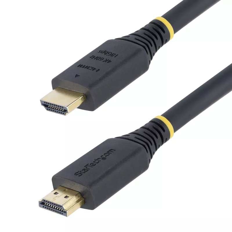 Cable HDMI de alta velocidad premium certificado de 7m StarTech.com, 4K 60Hz/1440p 144Hz, HDR10/HDCP 2.2/ARC, 18 Gbit/s, cable HDMI UHD 2.0 para TV/monitor/pantalla, funda TPE