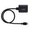 Splitter HDMI de 2 puertos StarTech.com, vídeo HDMI 2.0 4K 60Hz, splitter HDMI 4K 1 entrada 2 salidas, splitter de pantalla/salida HDMI 1x2, HDR/HDCP, cable HDMI integrado de 50 cm
