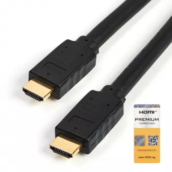 Cable HDMI 2.0 premium certificado de 7m con Ethernet StarTech.com - cable HDMI High Speed Ultra HD 4K 60Hz HDR10 - cable HDMI largo (macho/macho) - para monitores UHD, TVs, pantallas