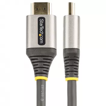 Cable HDMI 2.0 premium certificado de 4m StarTech.com - cable HDMI High Speed Ultra HD 4K 60Hz con Ethernet - HDR10, ARC - cable de vídeo HDMI UHD - para monitores UHD, televisores, pantallas - M/M