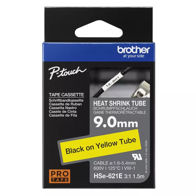 Cinta de etiquetar Brother HSE-621E