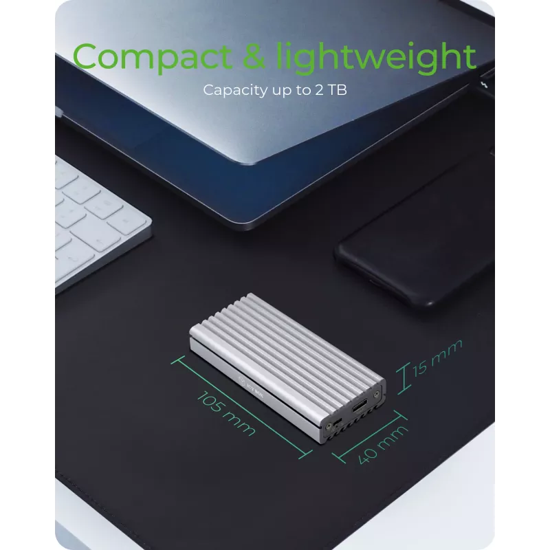Carcasa SSD ICY BOX IB-1817Ma-C31 plateada M.2