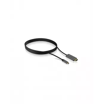 ICY BOX IB-CB020-C Cable HDMI 1,8 m HDMI Type-A (estándar) negro, plateado
