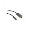 Icy Box IB-CB020-C cable USB Type-C a HDMI, 1,8 m, 4K 60 Hz, negro/plateado