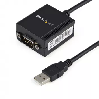 StarTech.com Cable adaptador USB a serie RS232 FTDI de 1 puerto con conservación de COM