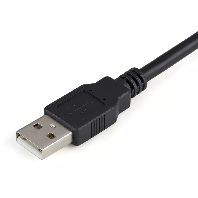 StarTech.com Cable adaptador USB a serie RS232 FTDI de 1 puerto con conservación de COM