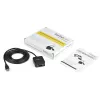 StarTech.com Cable adaptador USB a serie RS232 FTDI de 1 puerto con conservación de COM