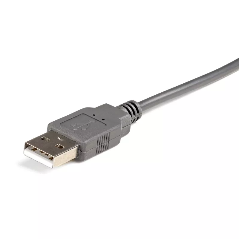StarTech.com ICUSB232DB25 cable adaptador de USB 2.0 a serie RS232, DB9/DB25, gris