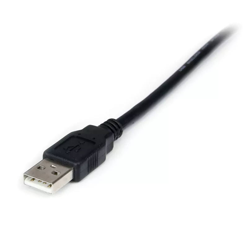 StarTech.com ICUSB232FTN cable adaptador de USB a serie null modem RS232 DB9 DCE de 1 puerto, FTDI, USB 2.0, negro