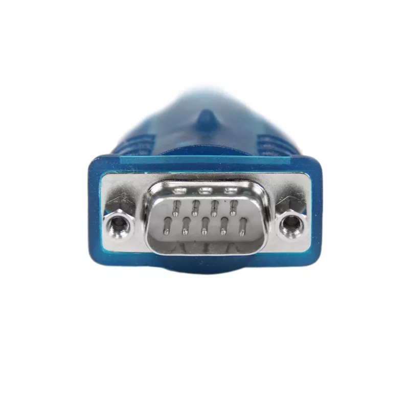 StarTech.com Cable adaptador USB a serie RS232 DB9 de 43 cm (17 pulgadas) de 1 puerto, cable adaptador USB a serie - M/M