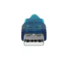 StarTech.com Cable adaptador USB a serie RS232 DB9 de 43 cm (17 pulgadas) de 1 puerto, cable adaptador USB a serie - M/M