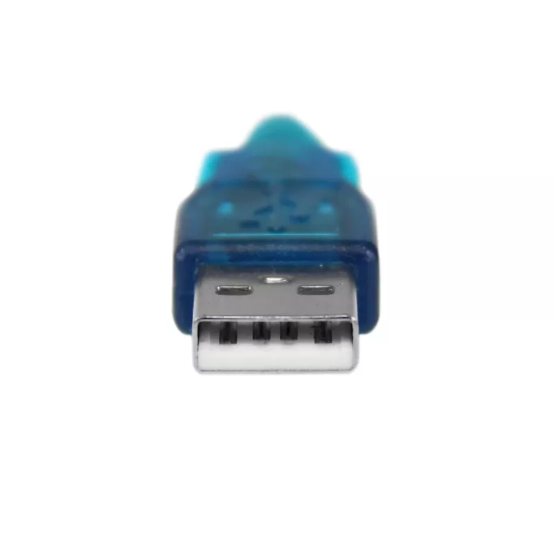 StarTech.com Cable adaptador USB a serie RS232 DB9 de 43 cm (17 pulgadas) de 1 puerto, cable adaptador USB a serie - M/M