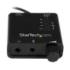 StarTech.com Adaptador de audio estéreo USB tarjeta de sonido externa con audio digital SPDIF y micrófono estéreo