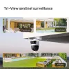 Cámara de vigilancia IP IMOU Cruiser Triple IPC-S7UP-11M0WED — 2880×1620, 6 mm, zoom digital 8×, con cable e inalámbrica, exterior, montaje en techo/pared