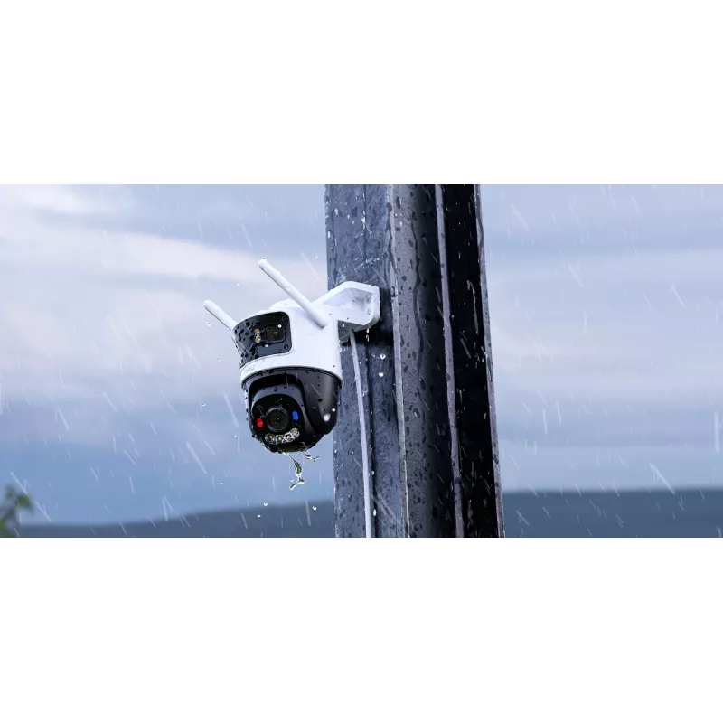 Cámara de vigilancia IP IMOU Cruiser Triple IPC-S7UP-11M0WED — 2880×1620, 6 mm, zoom digital 8×, con cable e inalámbrica, exterior, montaje en techo/pared